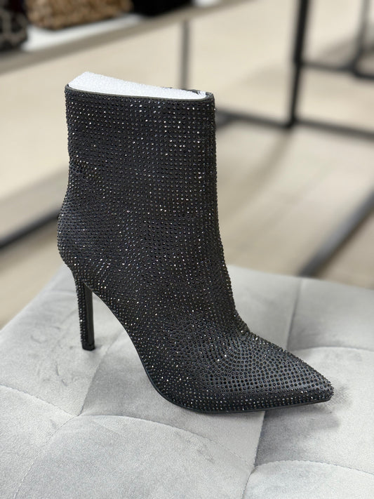 Stivaletti brillantinati tacco 10.5cm FGD MODA