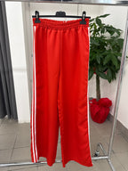 Pantalone tuta wide leg con strisce laterali FGD MODA