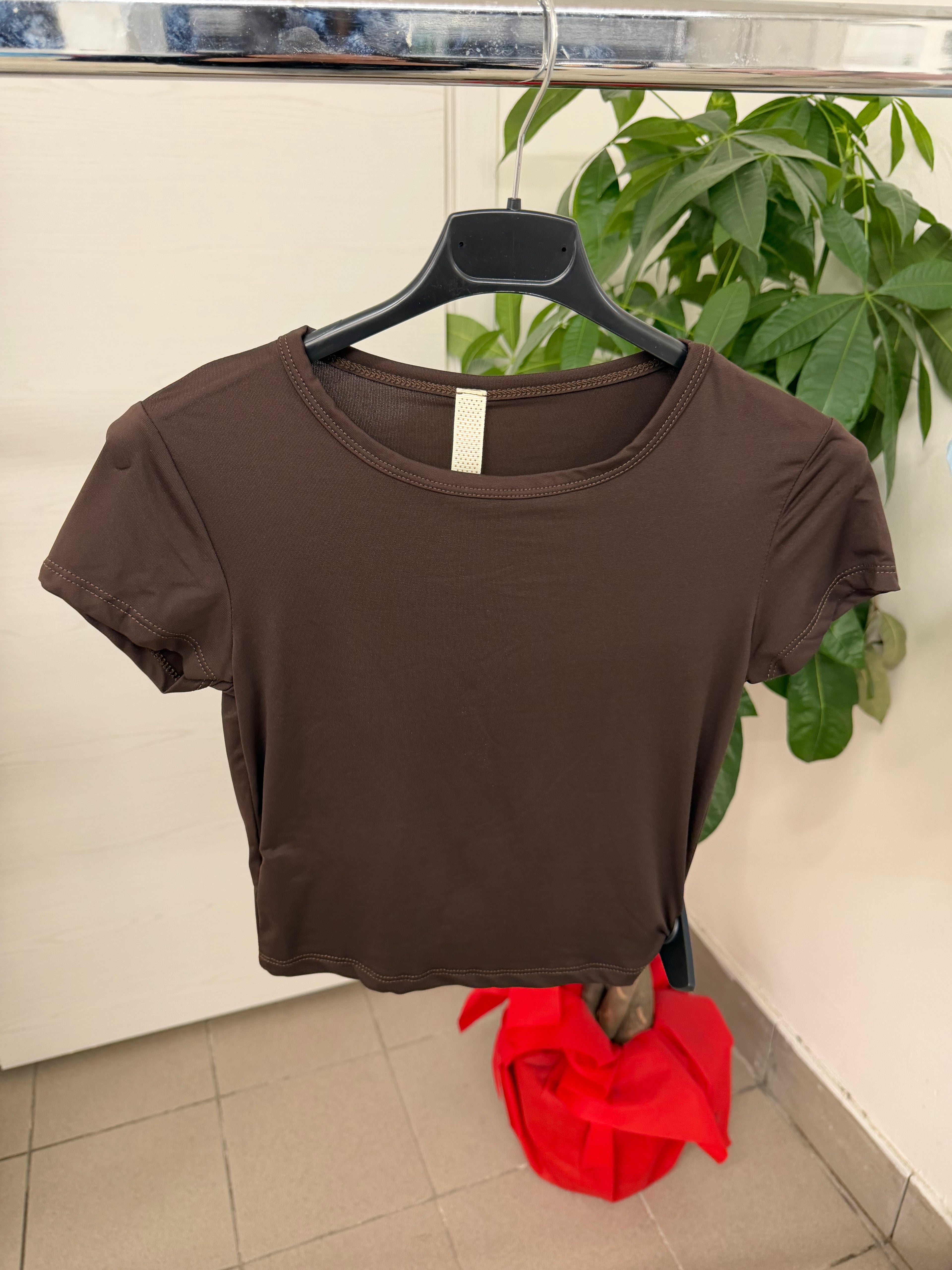 T-shirt crop lycra FGD MODA
