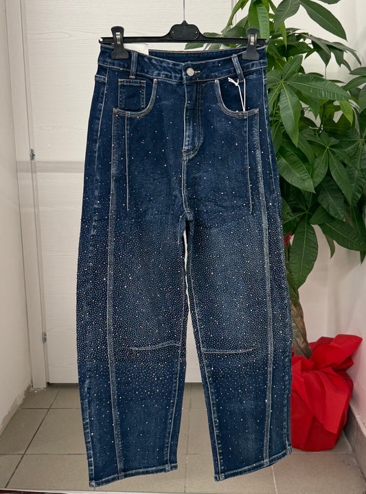 Jeans brillantinati FGD MODA