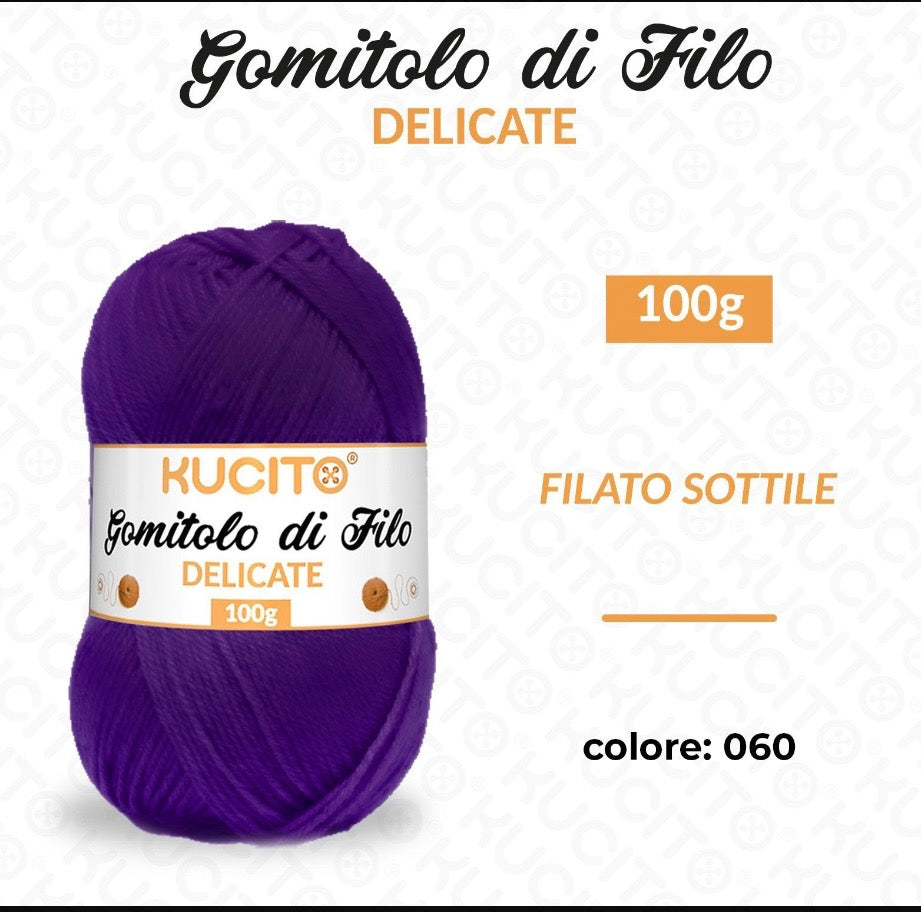 Gomitolo di filo DELICATE 100g FGD MODA