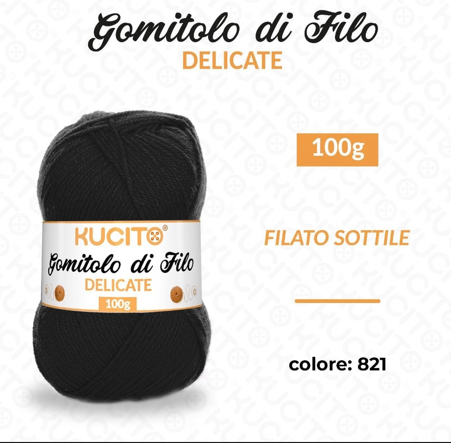 Gomitolo di filo DELICATE 100g FGD MODA