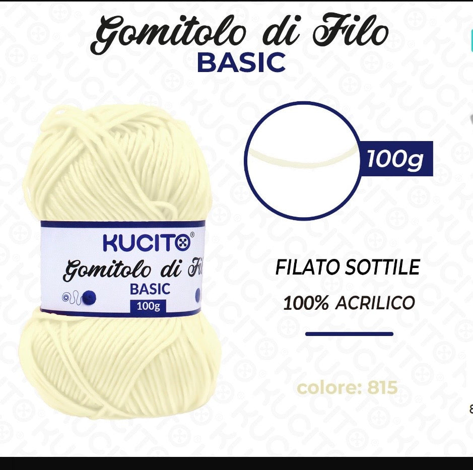 Gomitolo di filo BASIC 100g FGD MODA