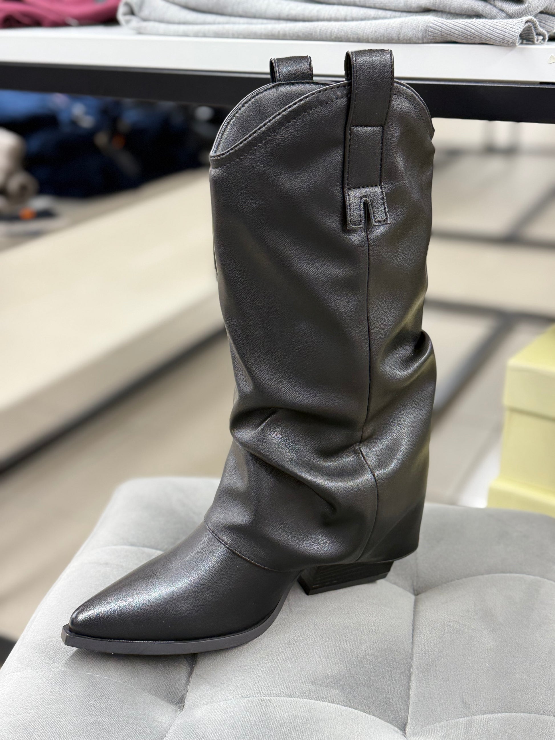 Stivali texani con risvolto FGD MODA