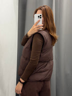 Gilet Quilted Over Fit In Piuma D’anatra FGD MODA