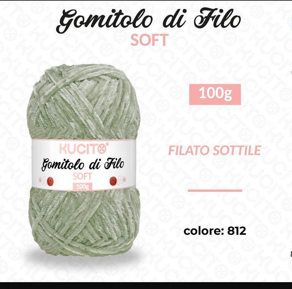 Gomitolo di filo SOFT 100g FGD MODA