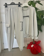 Set coordinato felpa e pantaloni FGD MODA