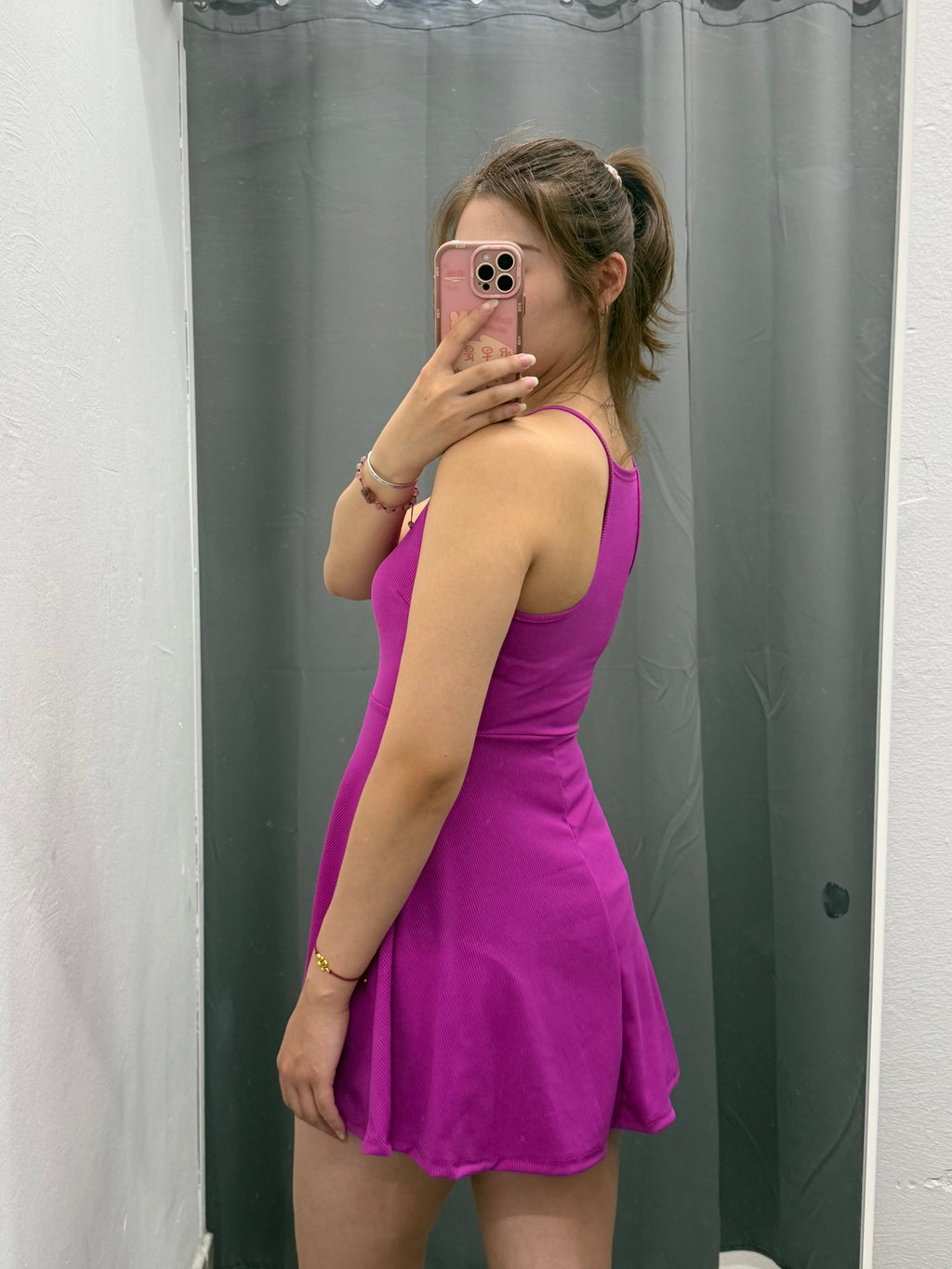 Abito Corto a Trapezio a Costine FGD MODA