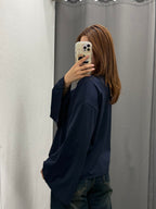 Maglietta 100% Cotone Over Fit Con Maniche Larghe FGD MODA