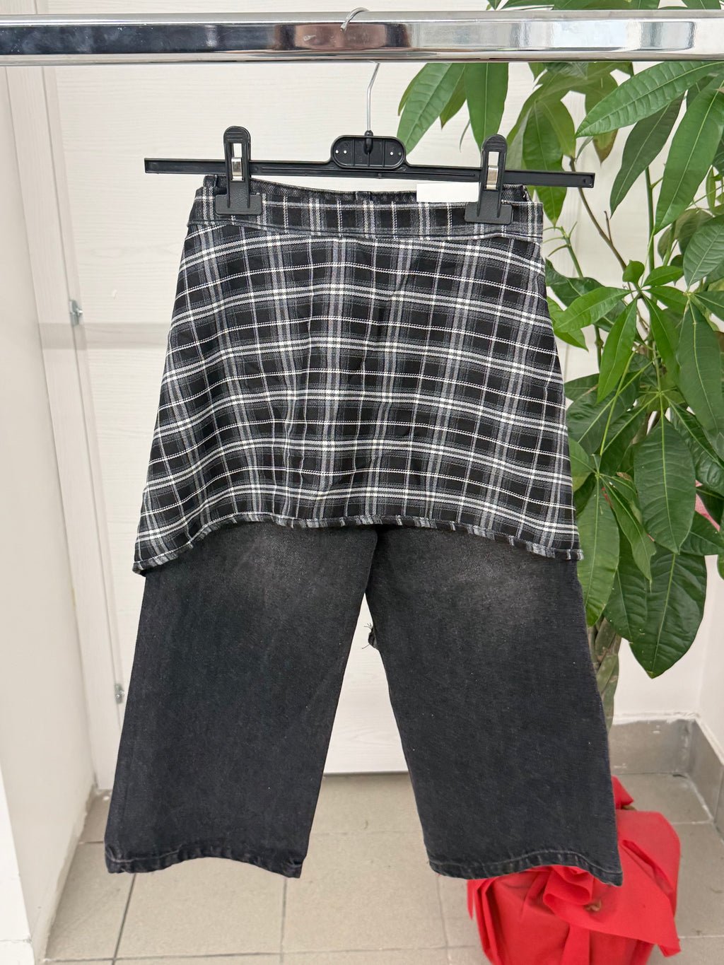 Jeans A Palazzo Con Camicia FGD MODA
