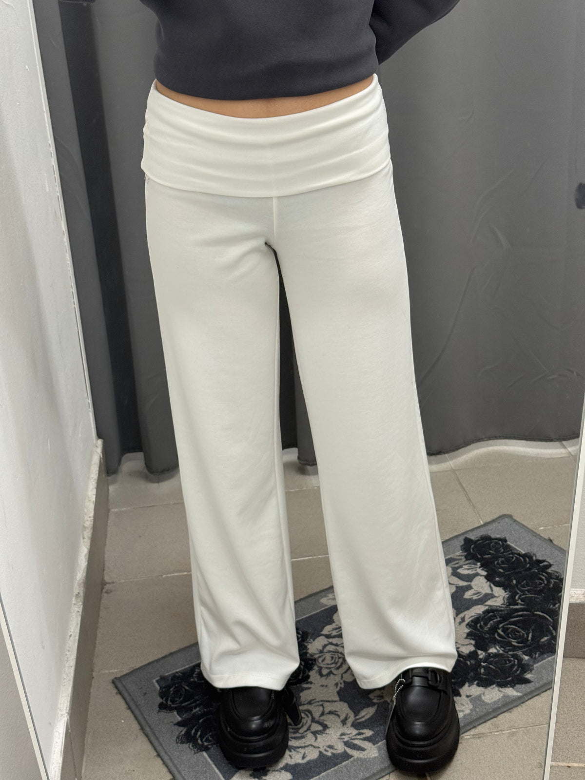 Pantaloni a palazzo con banda alta FGD MODA