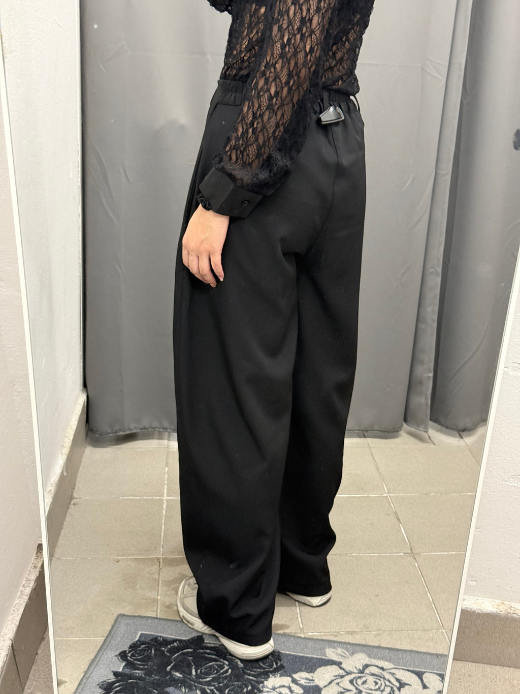 Pantaloni Barrel Tinta Unita FGD MODA