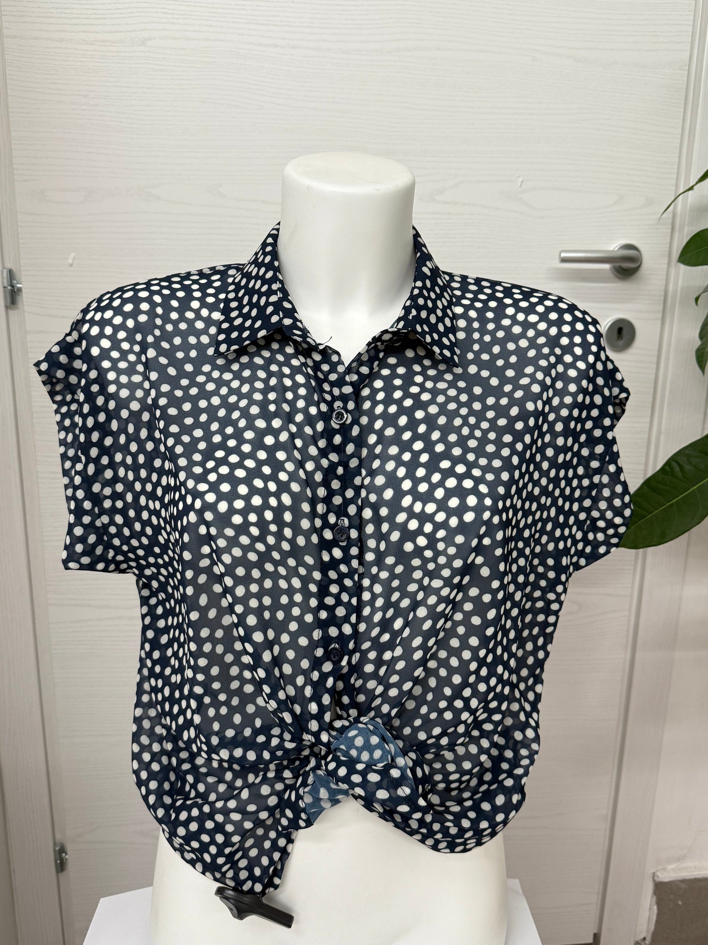 Blusa a pois annodabile FGD MODA