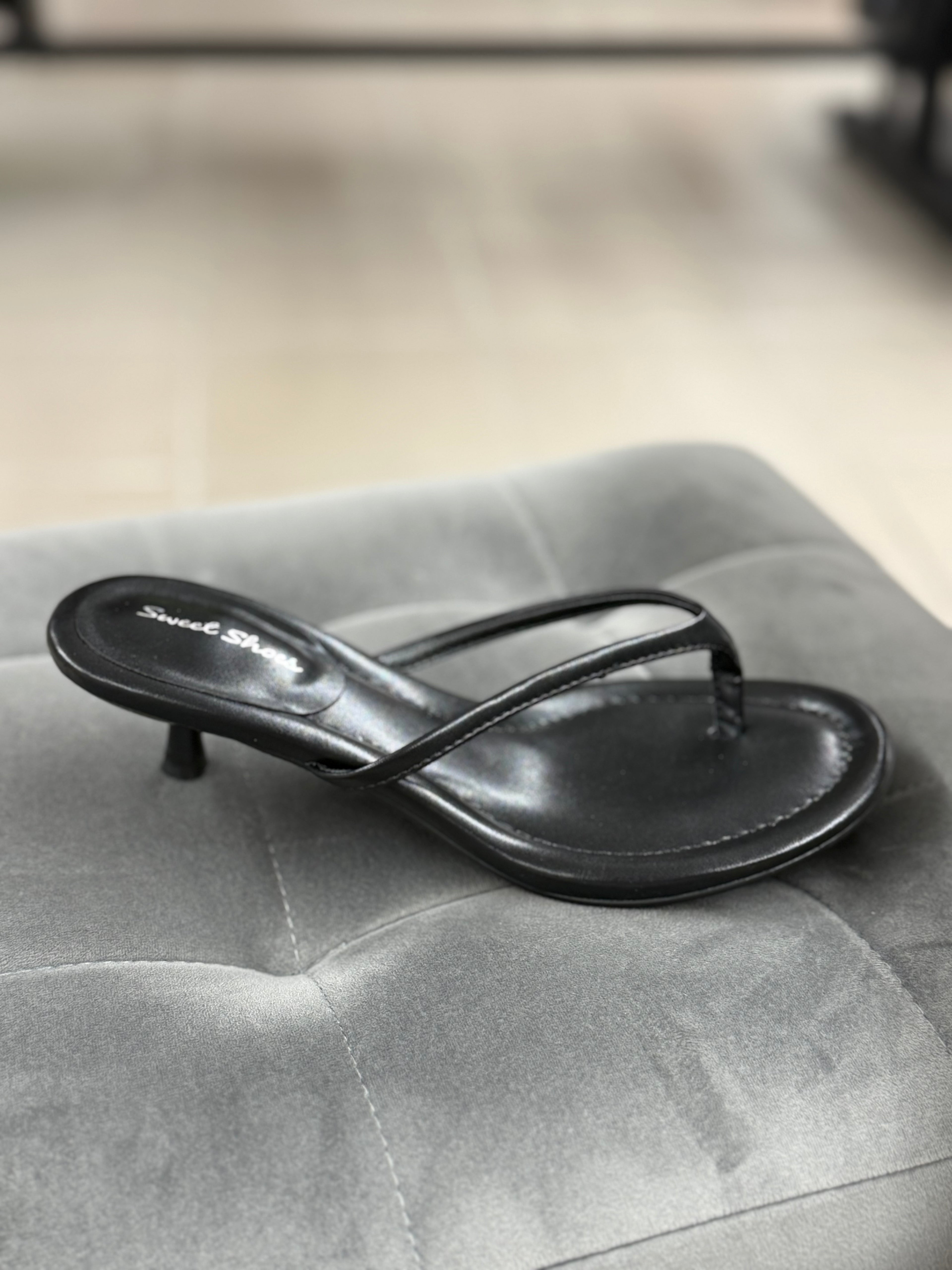 Infradito in ecopelle con tacco 4,5cm M081 FGD MODA