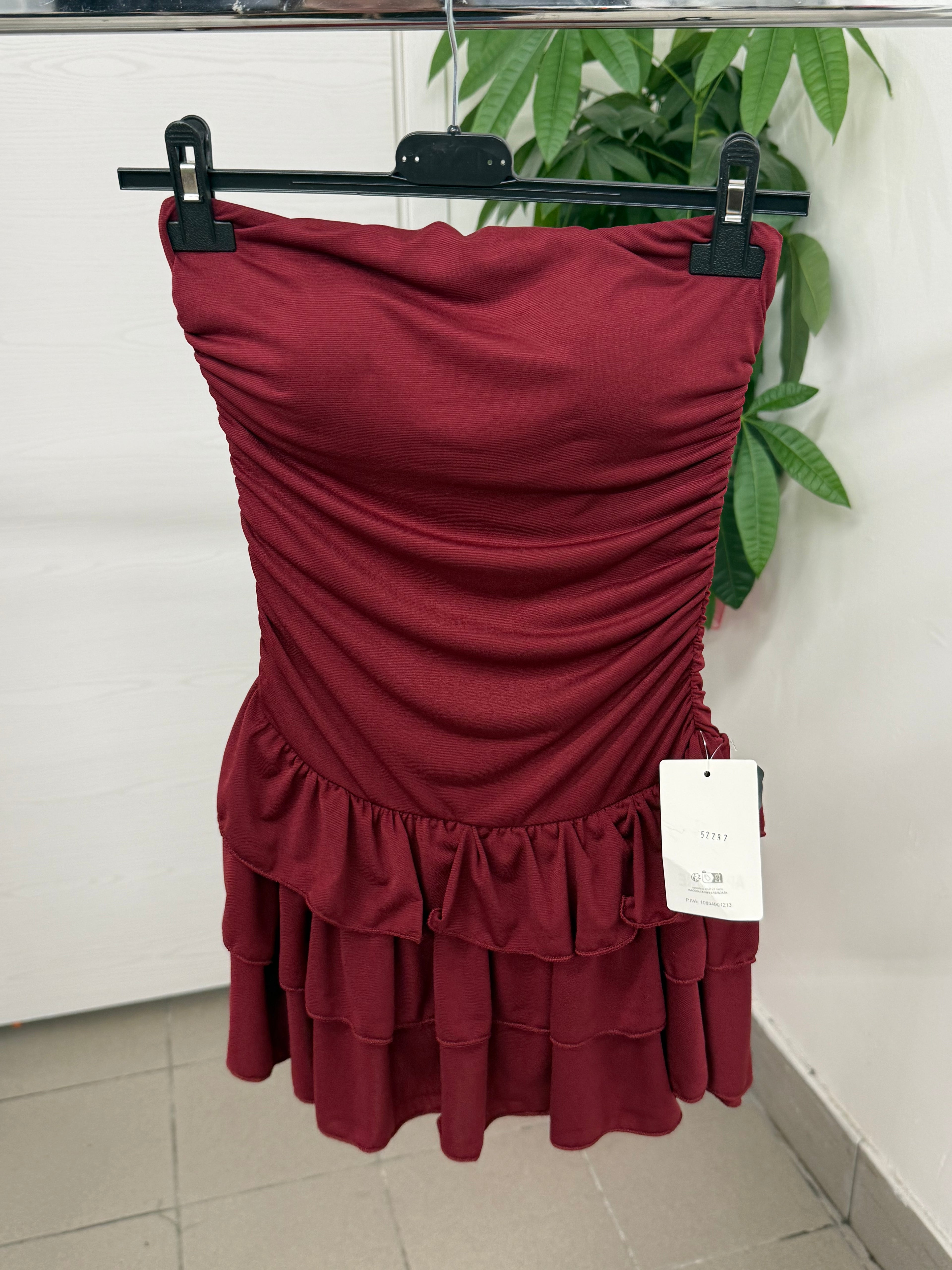 Abito Skort con Drappeggio Laterale FGD MODA