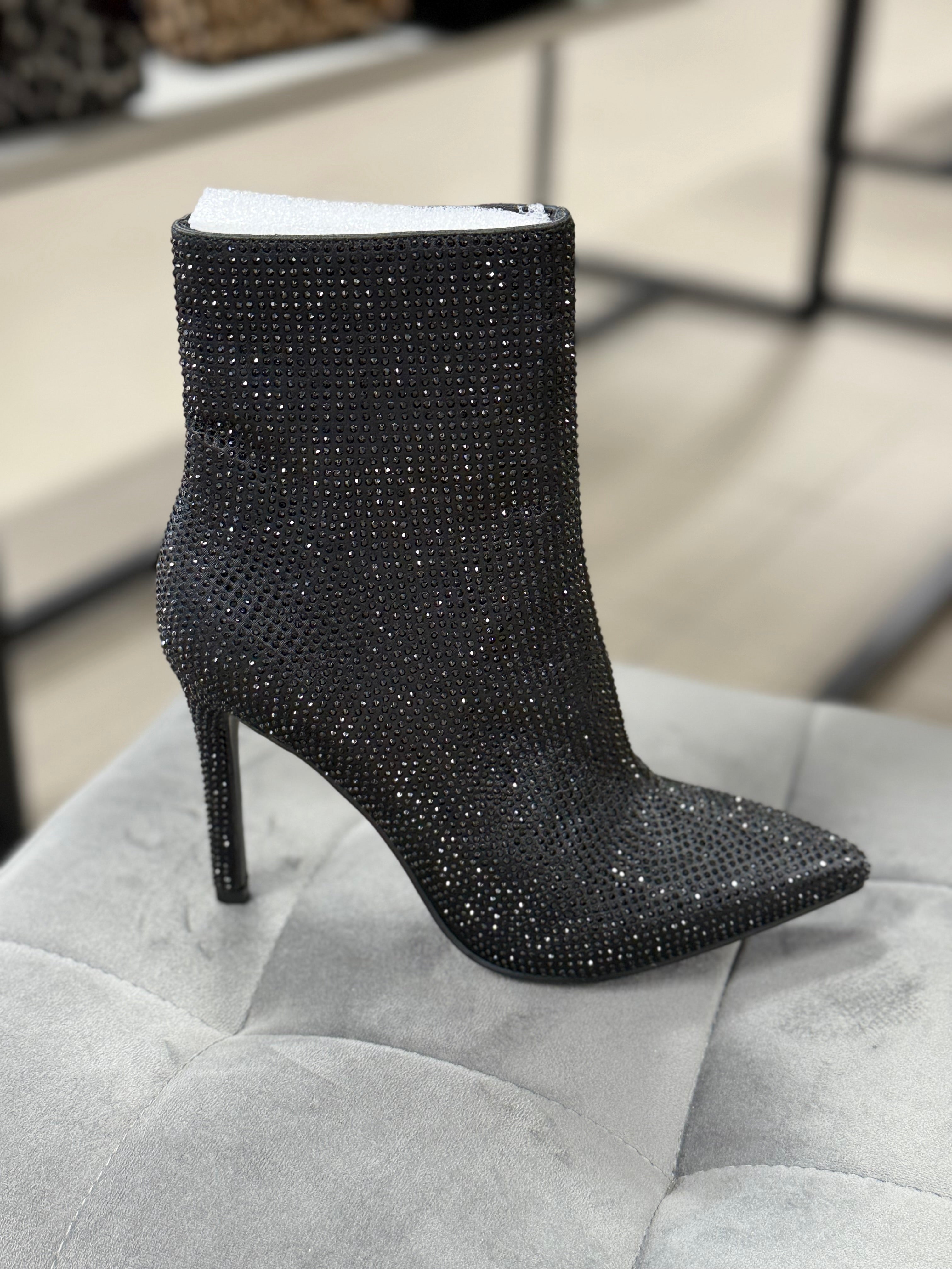 Stivaletti brillantinati tacco 10.5cm FGD MODA