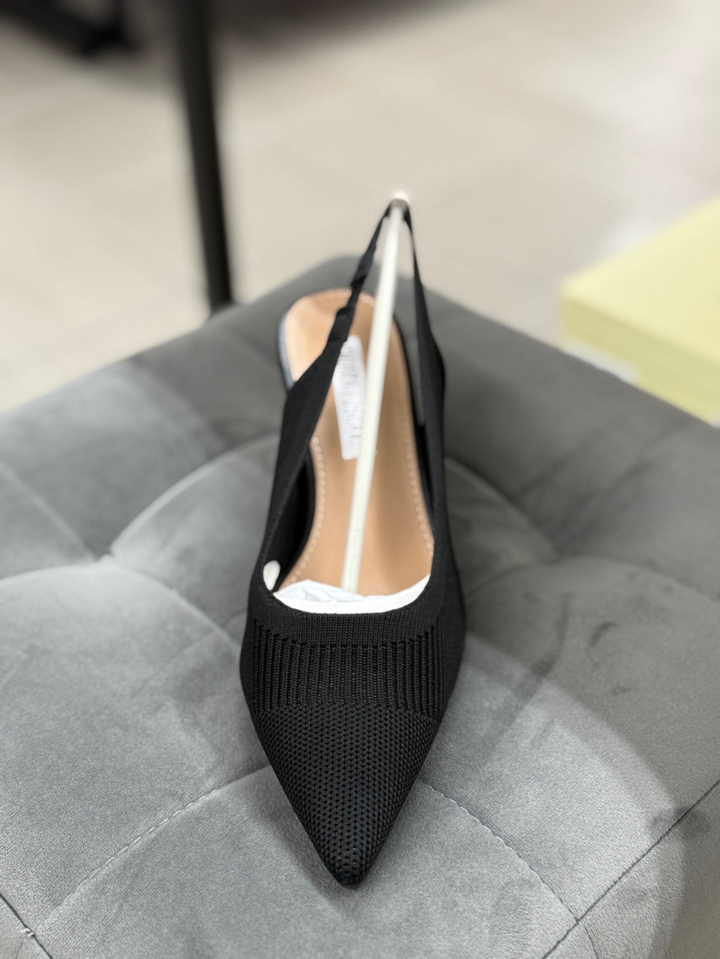 Décolleté in tessuto con elastico tacco 6cm A71-835 FGD MODA