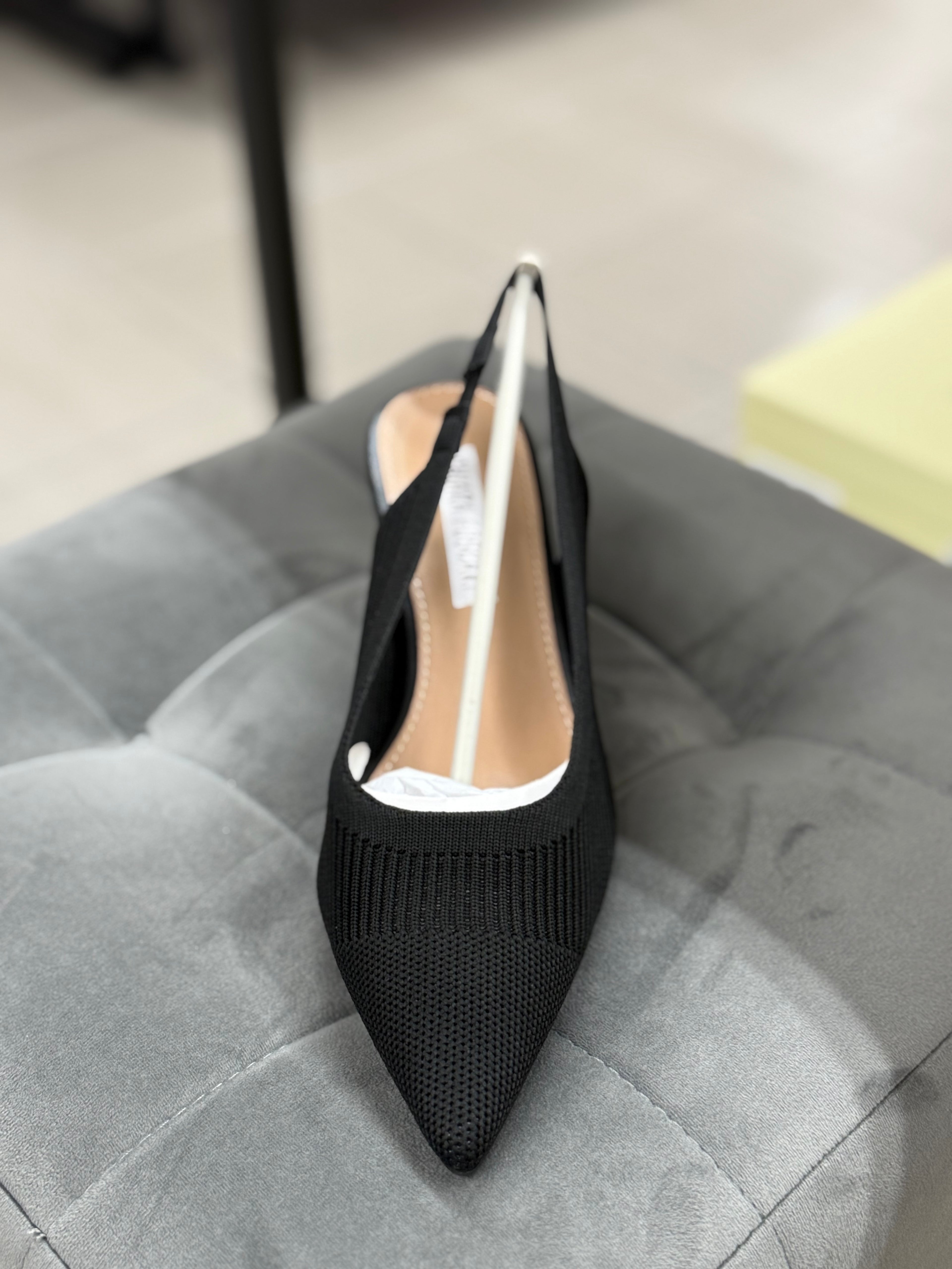 Décolleté in tessuto con elastico tacco 6cm A71-835 FGD MODA