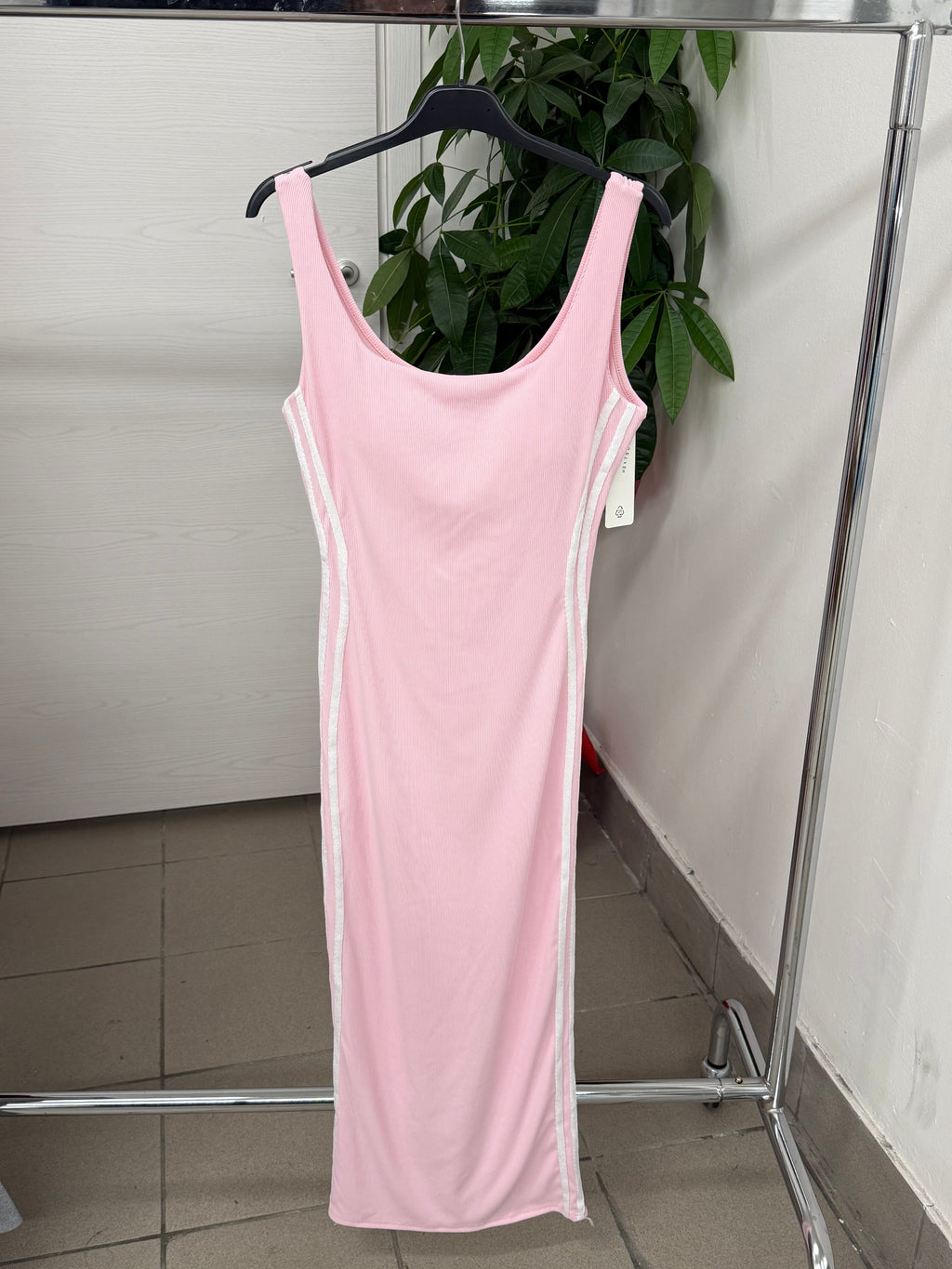 Abito lungo con strisce laterali FGD MODA