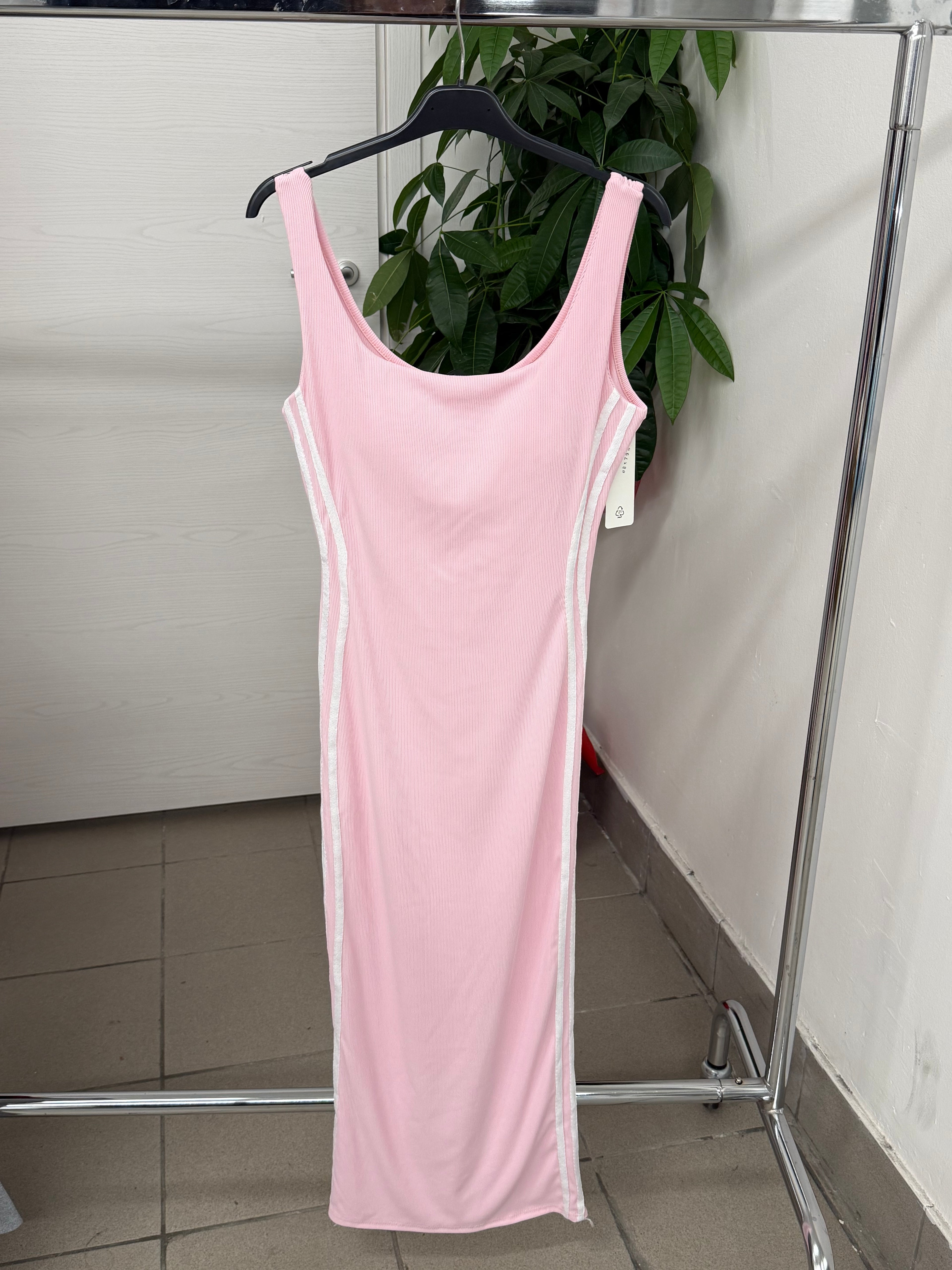 Abito lungo con strisce laterali FGD MODA