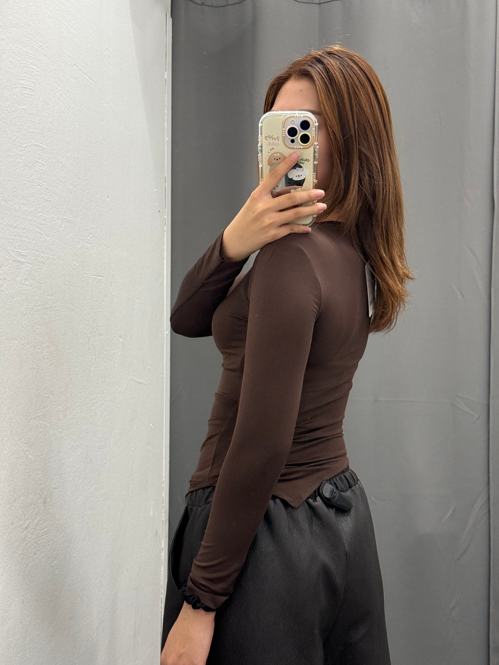 Maglietta In Lycra Con Arricciatura E Taglio Laterale FGD MODA