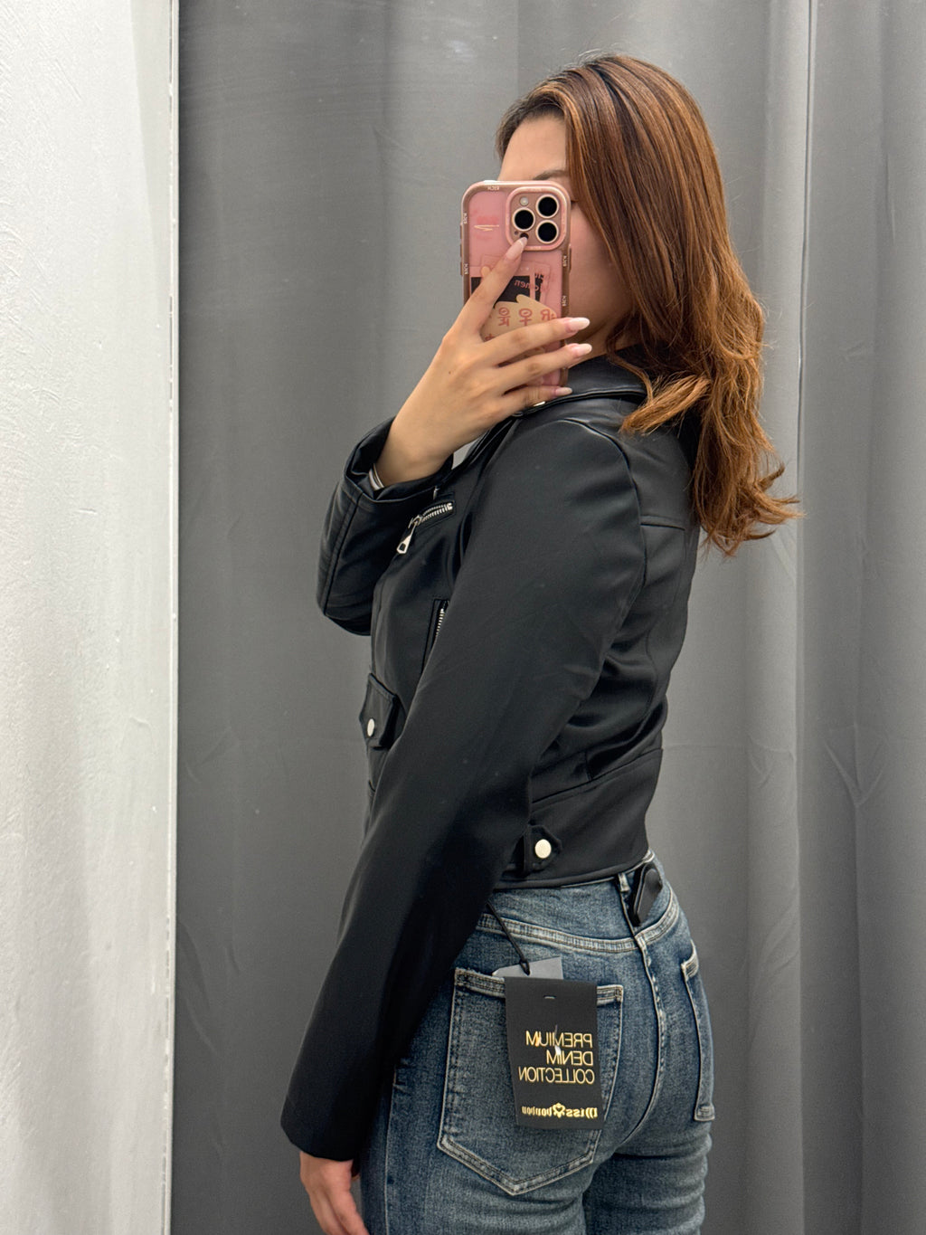 Chiodo In Ecopelle Con Chiusura A Zip FGD MODA