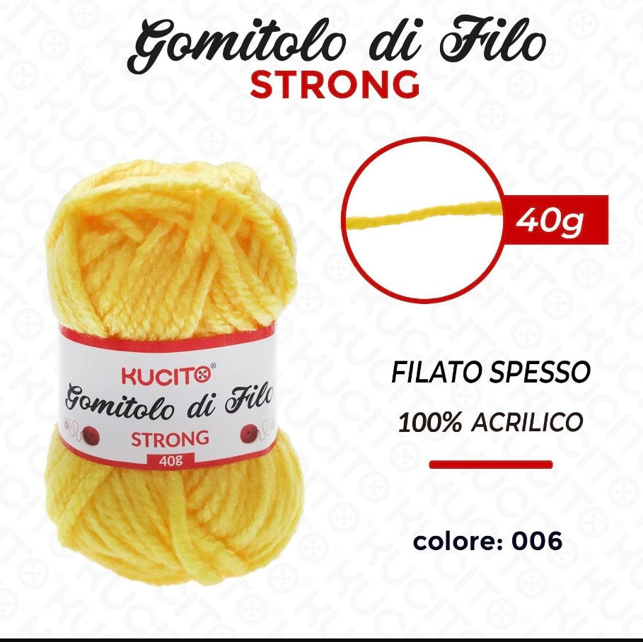 Gomitolo di filo STRONG 40g FGD MODA