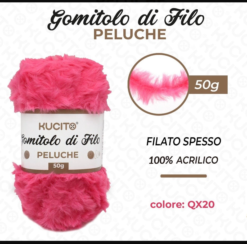 Gomitolo di filo PELUCHE 50g FGD MODA