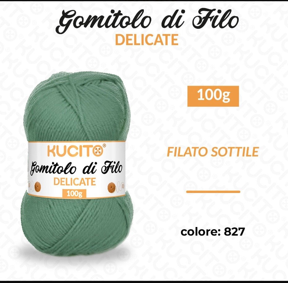 Gomitolo di filo DELICATE 100g FGD MODA