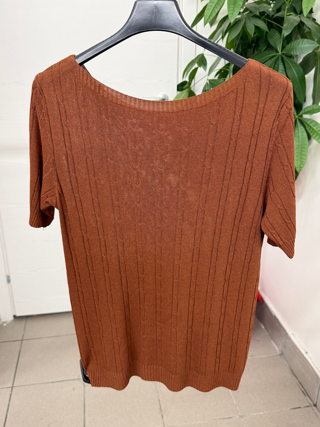 Maglia in filo con intreccio FGD MODA