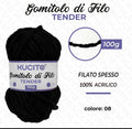 Gomitolo di filo TENDER 100g FGD MODA