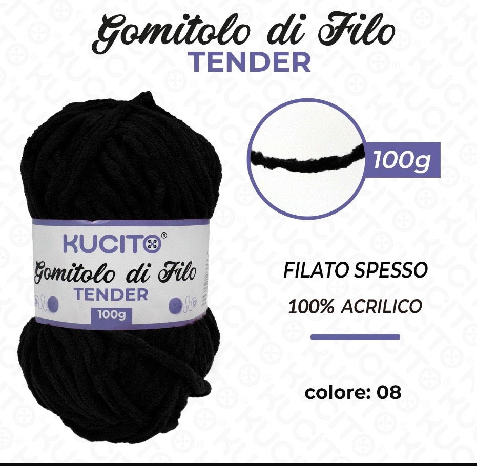 Gomitolo di filo TENDER 100g FGD MODA
