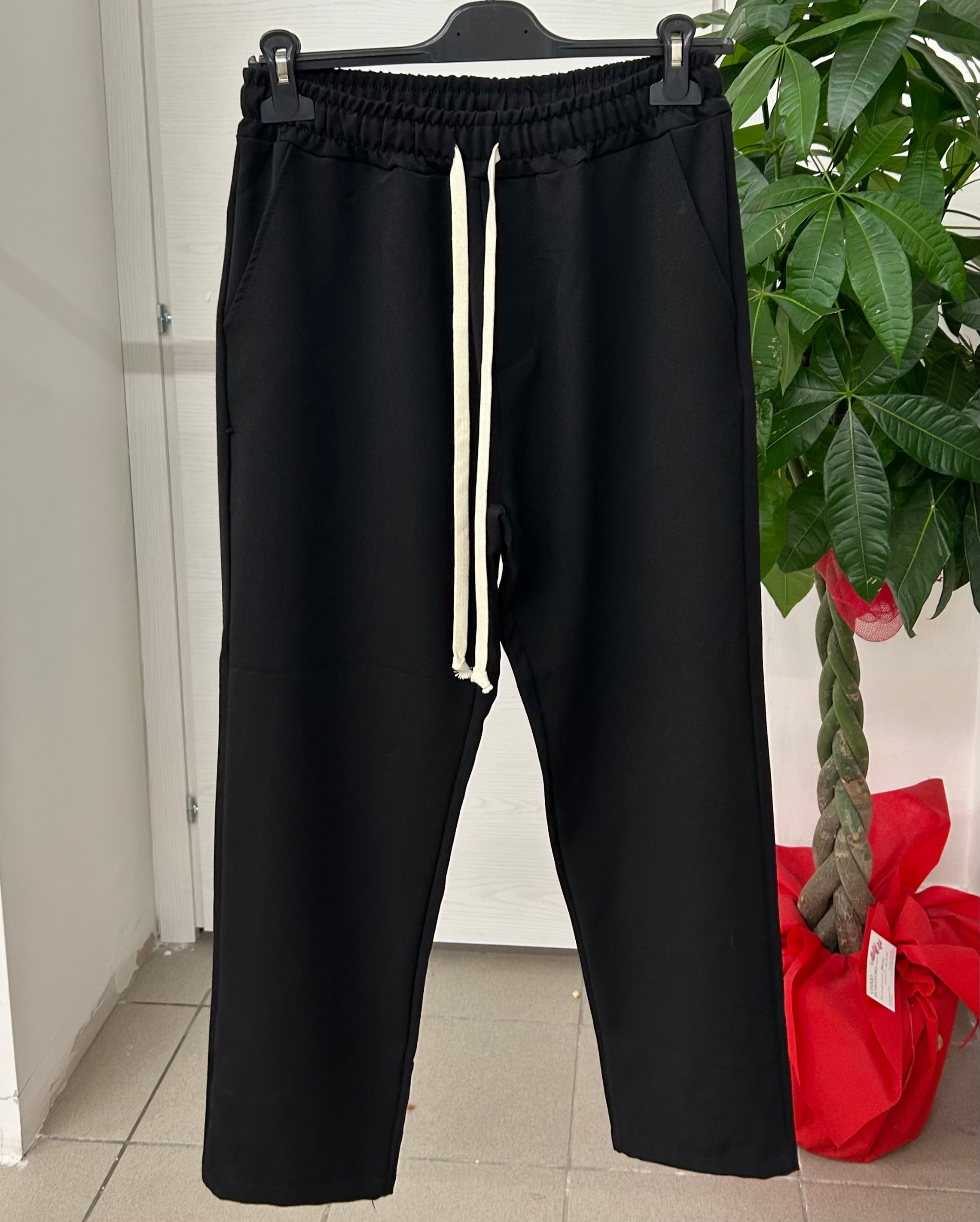 Pantaloni semieleganti con laccio Ficko FGD MODA