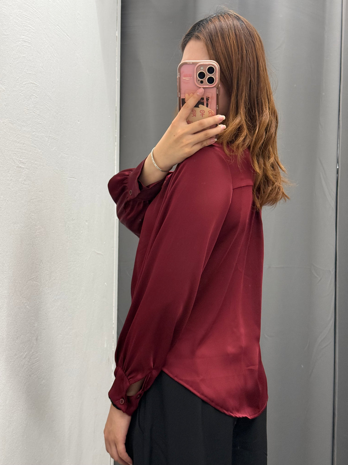 Camicetta Effetto Raso A Portafoglio FGD MODA