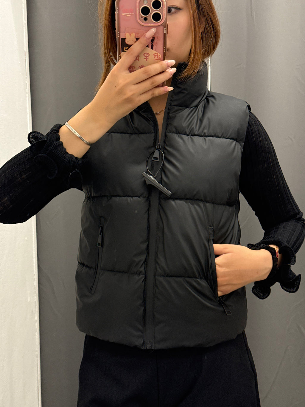 Gilet Quilted Con Tasche FGD MODA