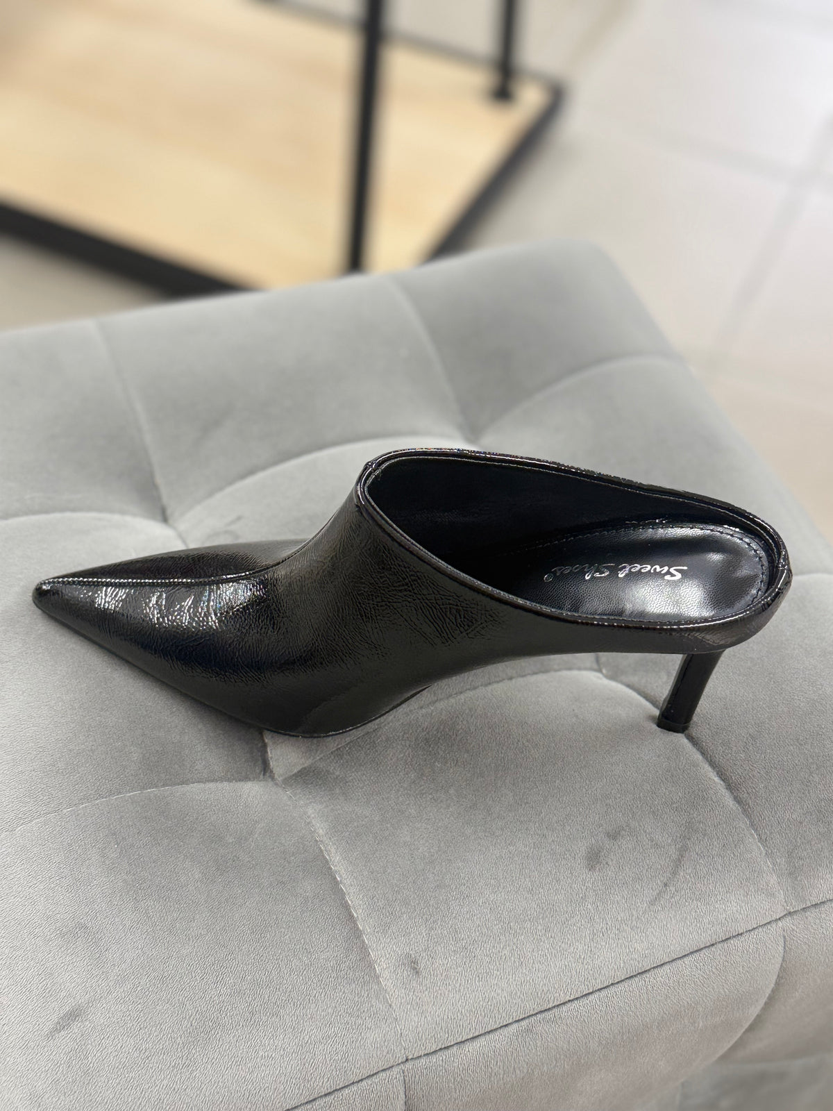 Décolleté Mule In Ecopelle A Punta Tacco 8cm FGD MODA
