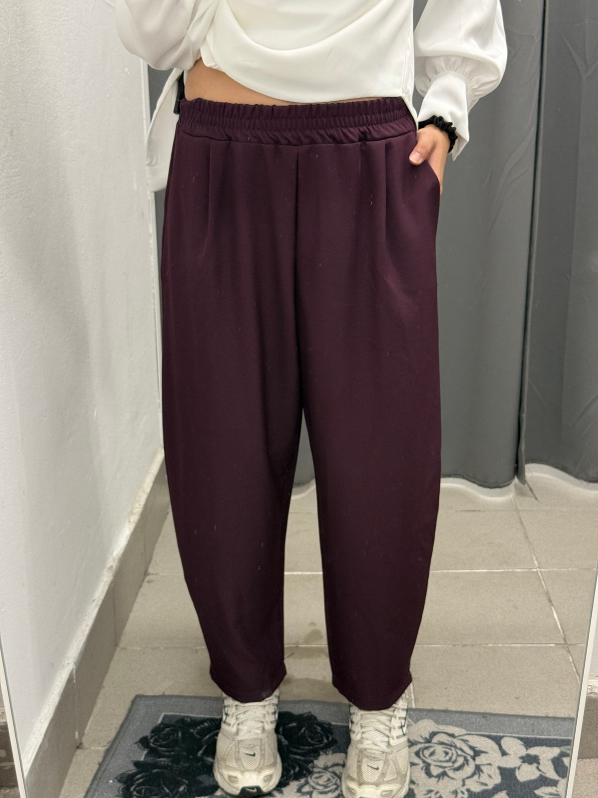 Pantaloni Balloon Con Pence FGD MODA