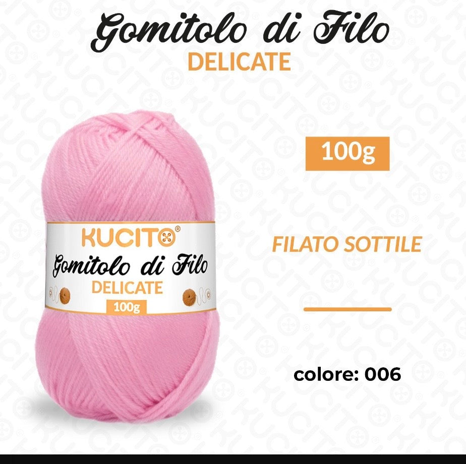 Gomitolo di filo DELICATE 100g FGD MODA