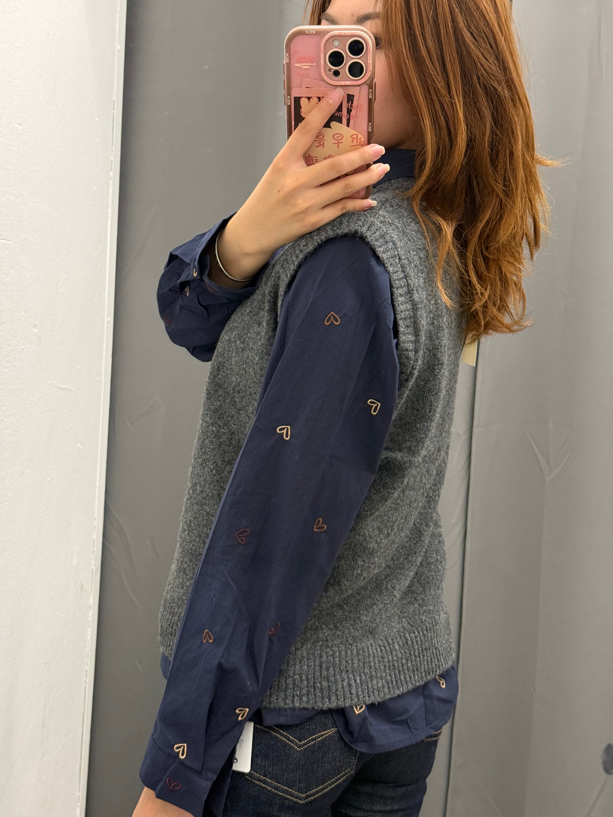Gilet In Maglia Tinta Unita FGD MODA