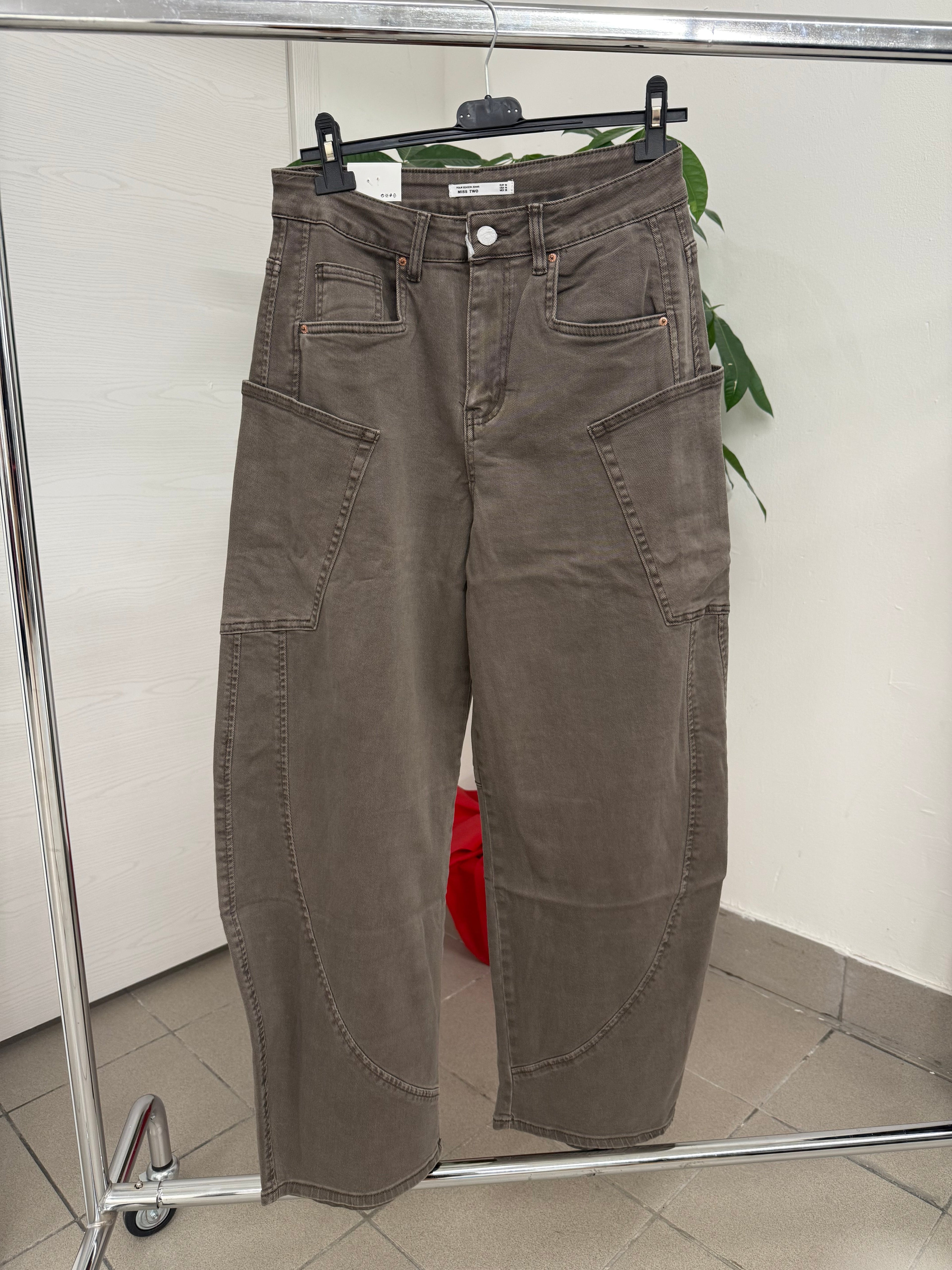 Jeans a palloncino con tasche FGD MODA