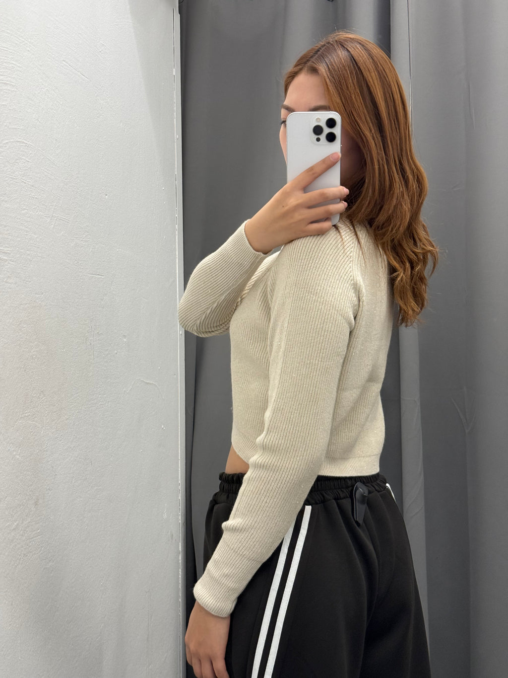 Maglione Crop Con Mini Paillettes FGD MODA