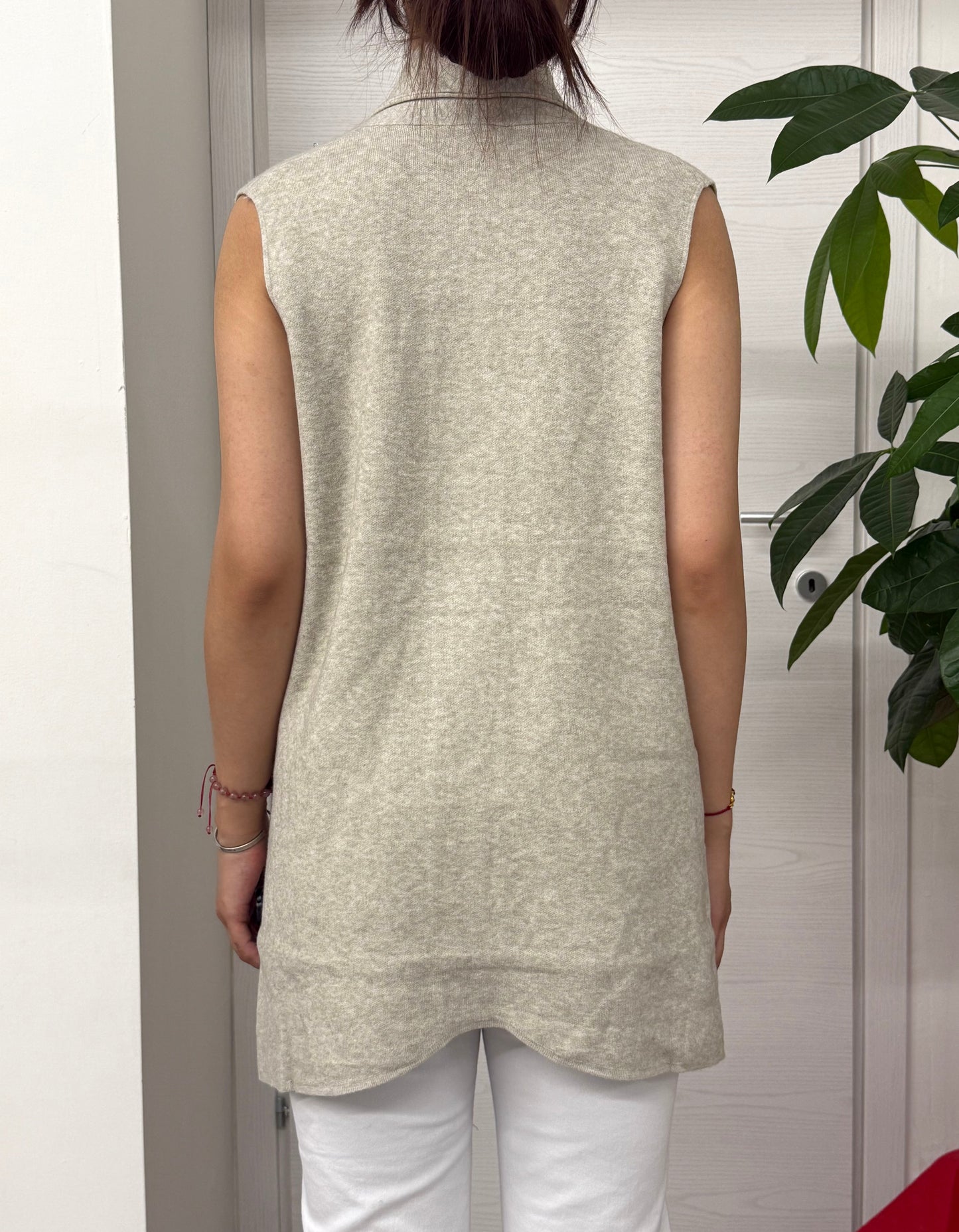 Cardigan smanicato FGD MODA