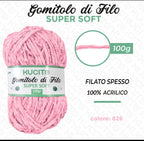 Gomitolo di filo SUPER SOFT 100g FGD MODA