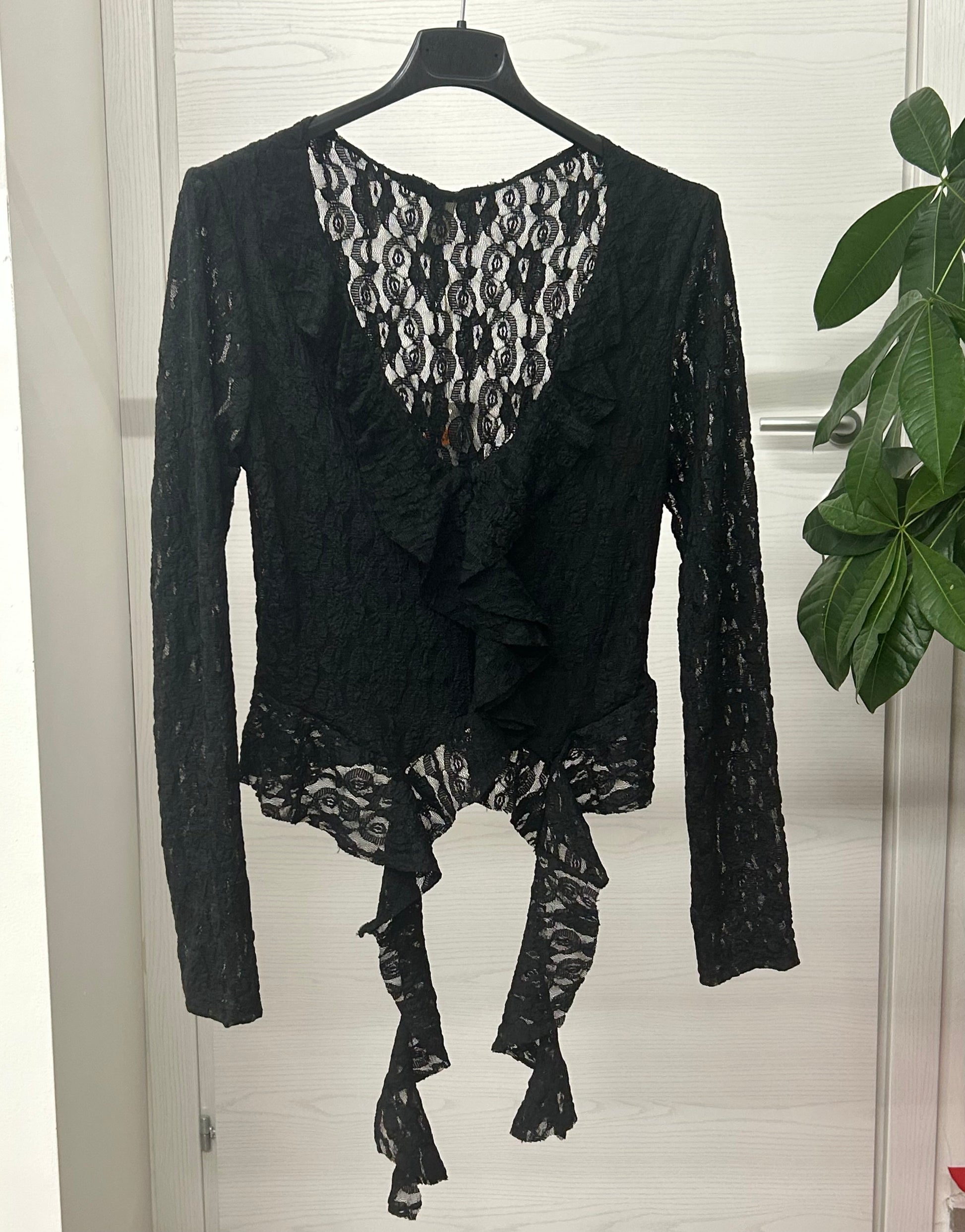 Maglietta a maniche lunghe in pizzo FGD MODA