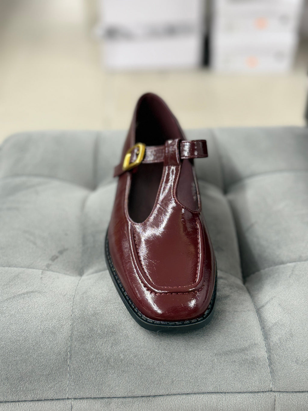 Ballerine in ecopelle T-Bar FGD MODA