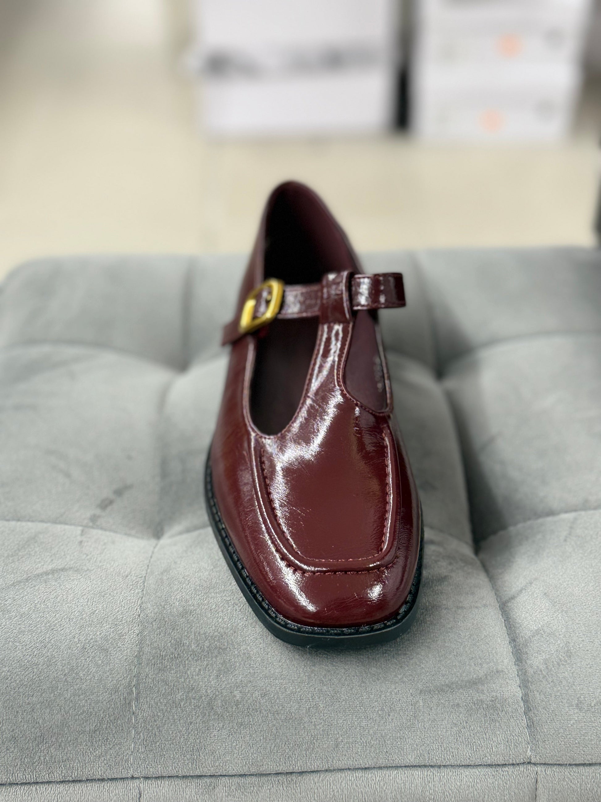 Ballerine in ecopelle T-Bar FGD MODA