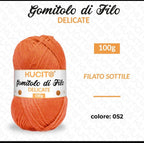 Gomitolo di filo DELICATE 100g FGD MODA