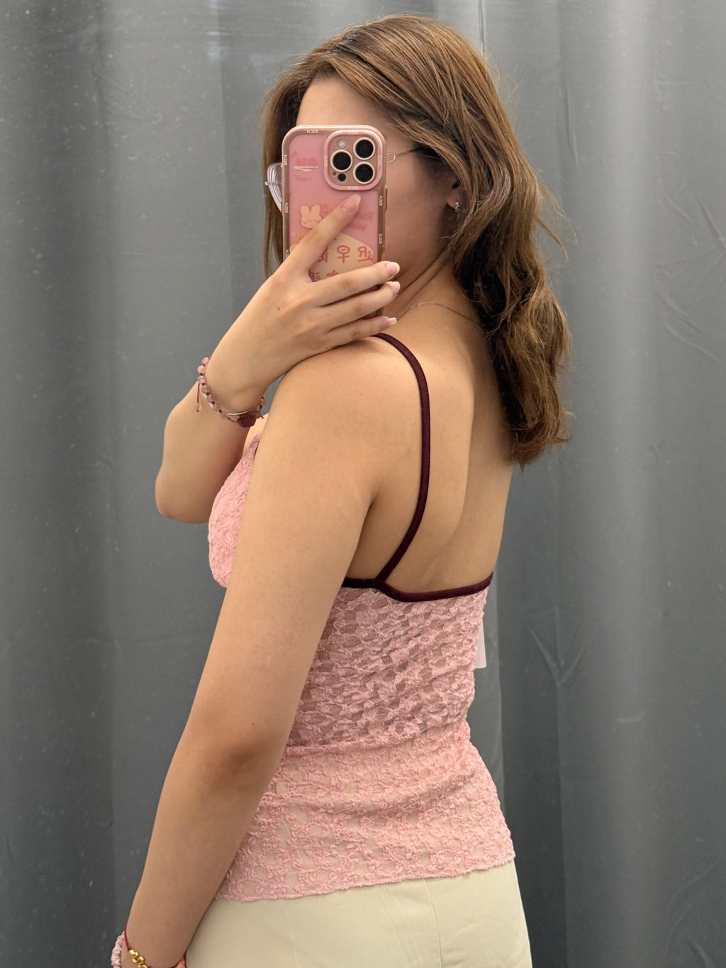Top in Pizzo a Spalline Fine FGD MODA