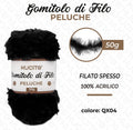 Gomitolo di filo PELUCHE 50g FGD MODA