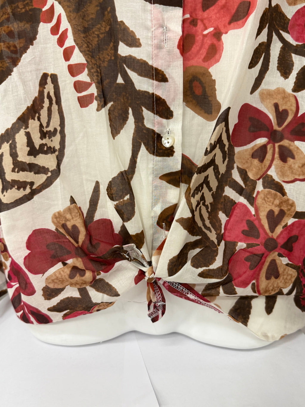 Blusa maniche 3/4 fiorata FGD MODA